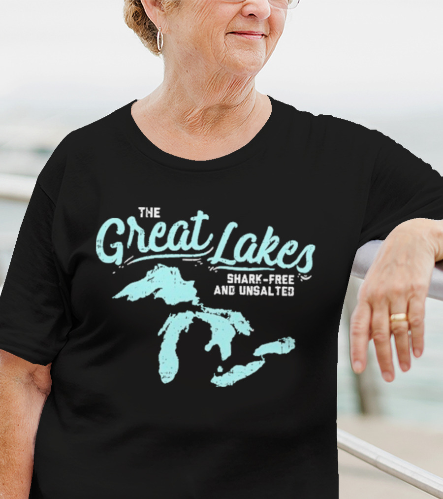 The Great Lakes Shark-Free Unsalted Summer Adventure T-Shirt