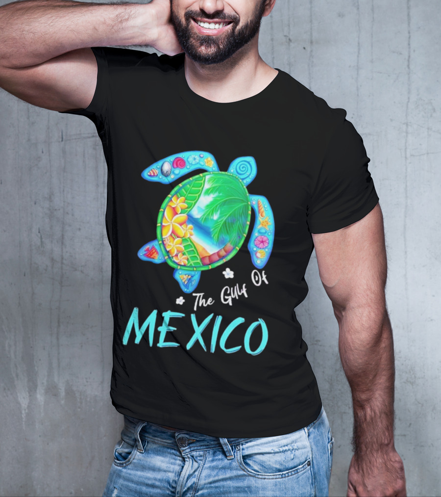 The Gulf Of Mexico Turtle Summer Beach Souvenir T-Shirt