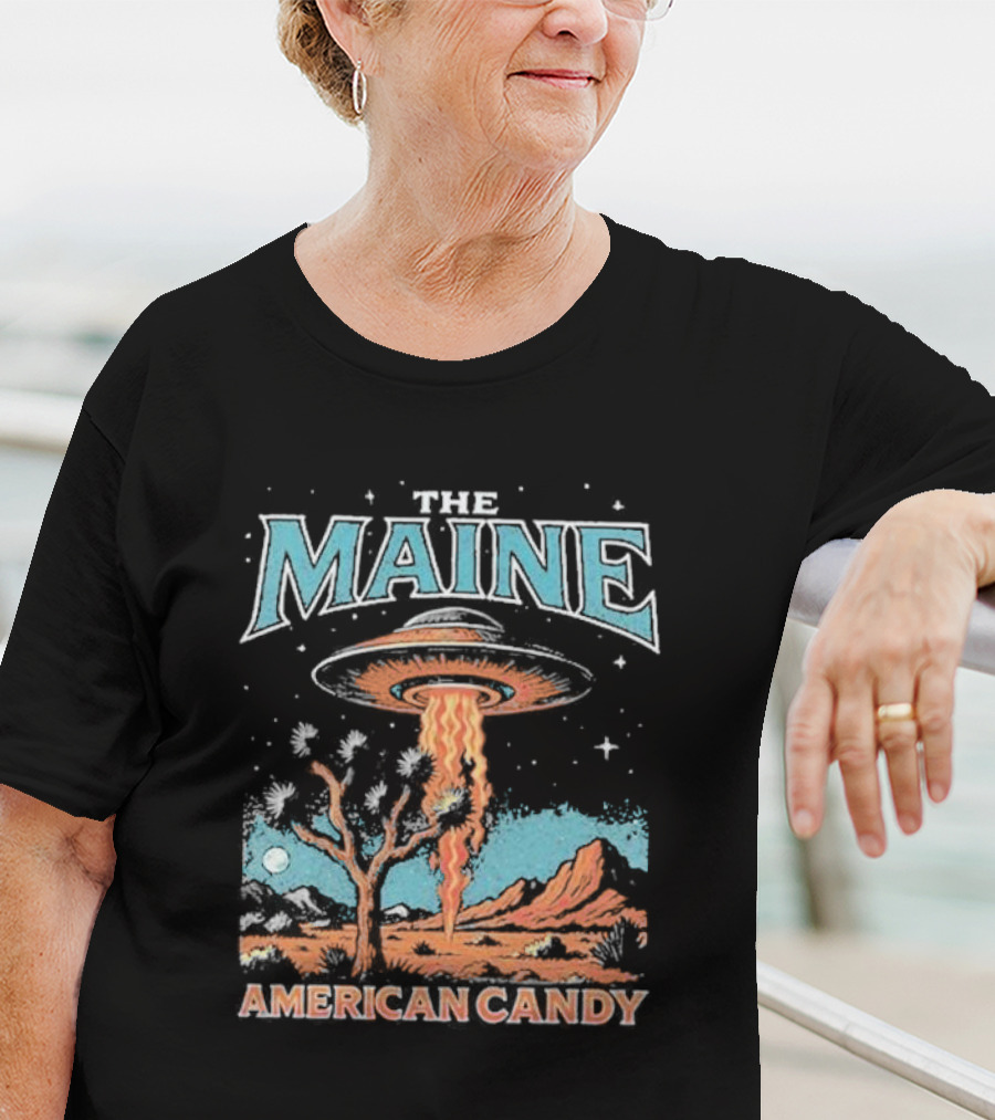 The Maine American Candy UFO Desert Scene T-Shirt