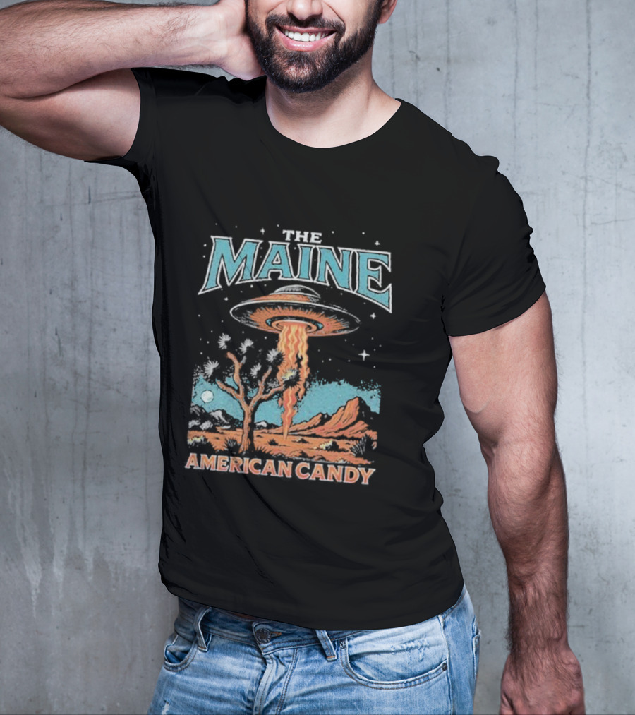 The Maine American Candy UFO Desert Scene T-Shirt