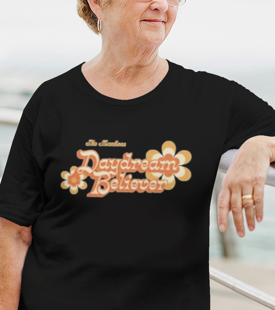 The Monkees Daydream Believer Retro Flower Theme T-Shirt