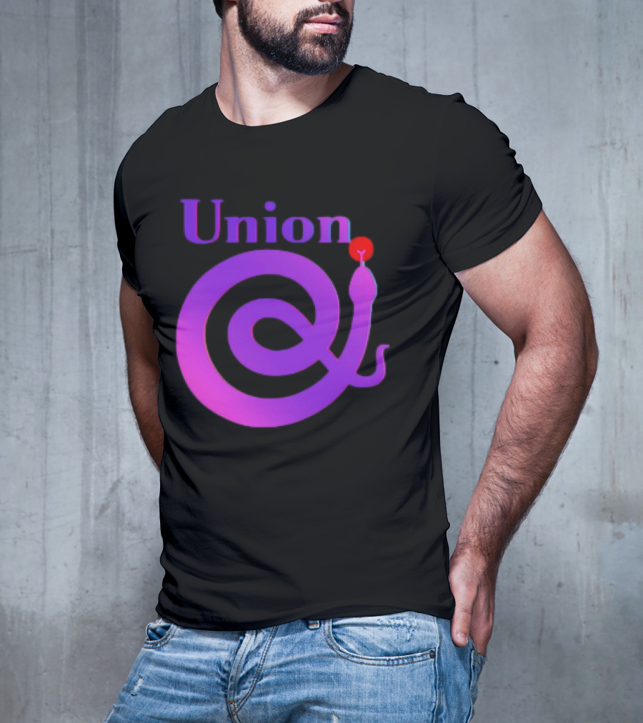 Union Snake Spiral With Red Tongue T-Shirt