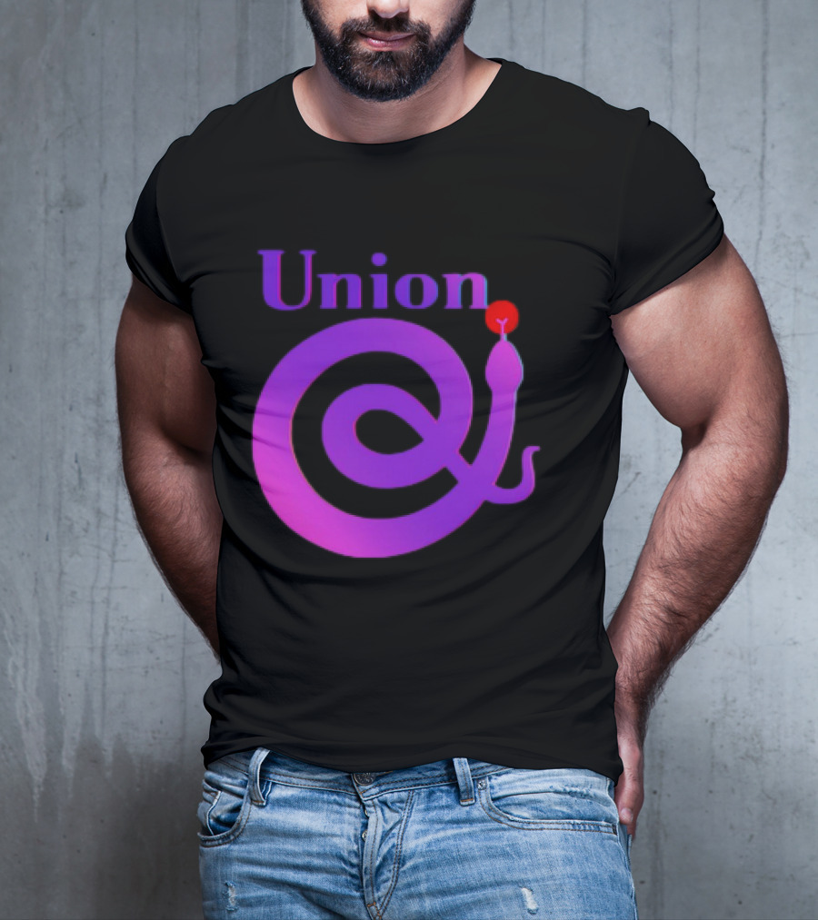 Union Snake Spiral With Red Tongue T-Shirt