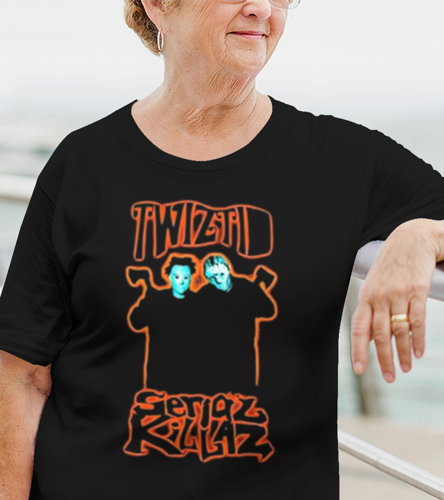 Twiztid Serial Killaz Graphic With Figures And Text T-Shirt