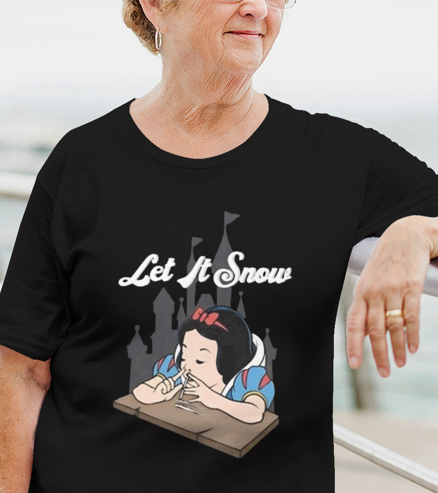 Unethical Threads Let It Snow Castle Scene T-Shirt
