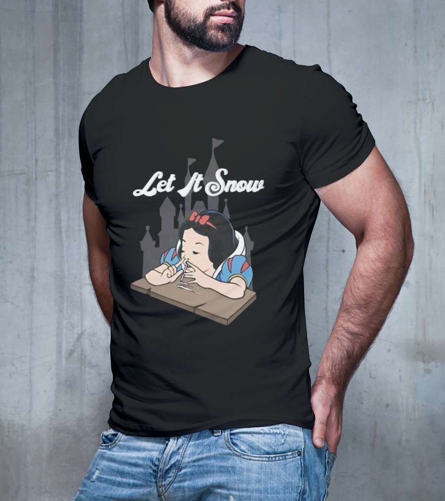 Unethical Threads Let It Snow Castle Scene T-Shirt