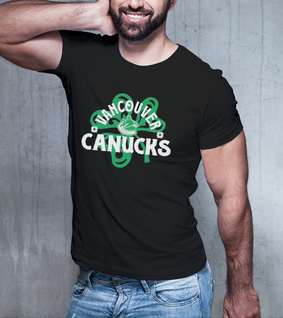 Vancouver Canucks St. Patrick’s Day Shamrock T-Shirt