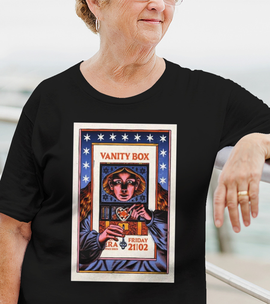Vanity Box Vera Space Siren Friday February 21 2025 Groningen T-Shirt