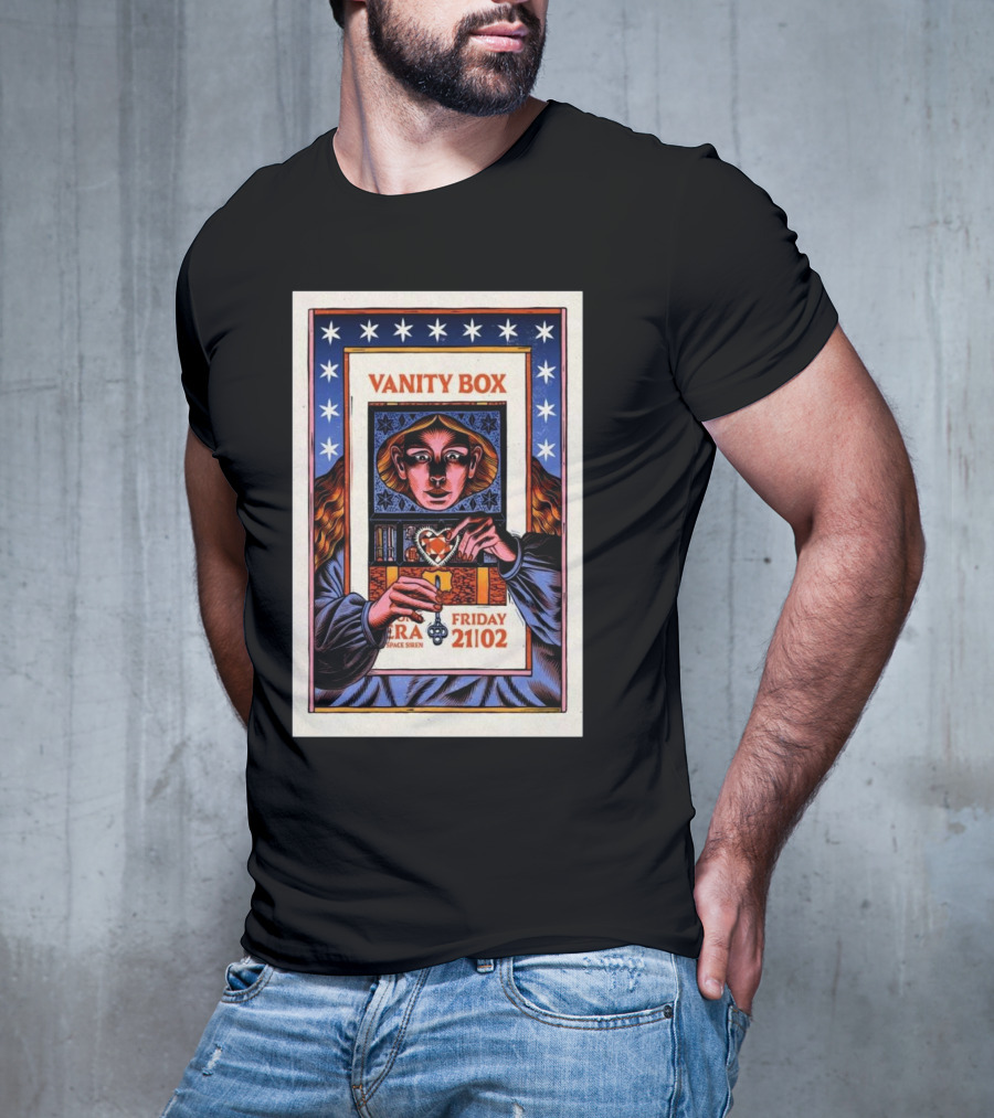 Vanity Box Vera Space Siren Friday February 21 2025 Groningen T-Shirt
