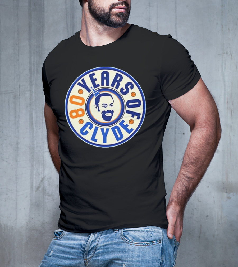 80 Years Of Clyde Walt Frazier Basketball Legacy T-Shirt