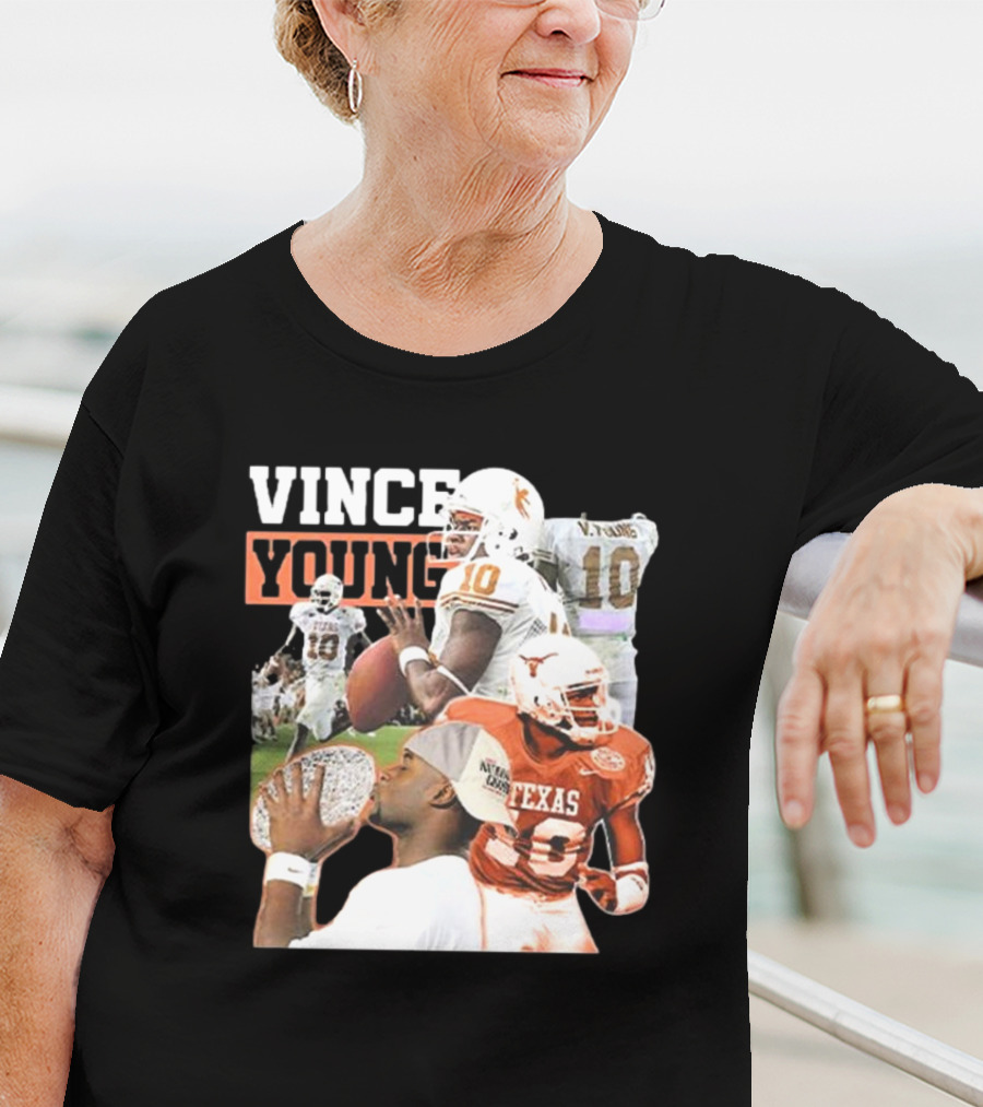 Vince Young Texas Longhorns Football Legend Number 10 T-Shirt