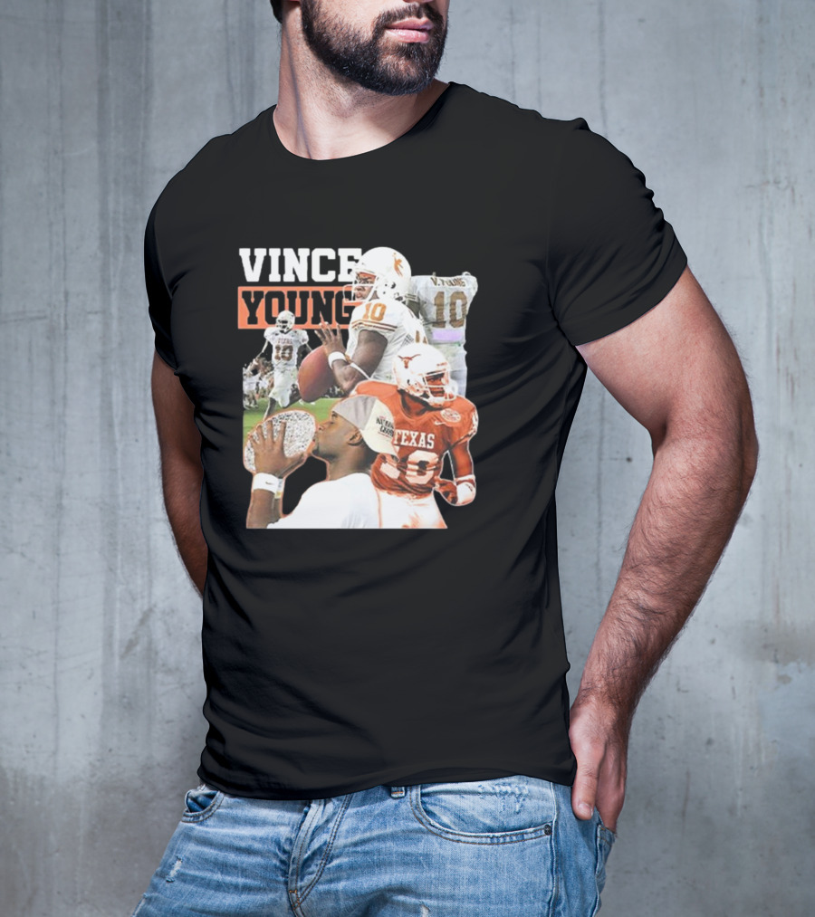 Vince Young Texas Longhorns Football Legend Number 10 T-Shirt