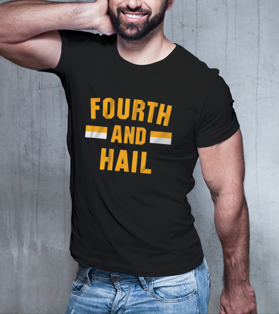 Washington Commanders Fourth And Hail NFL Football T-Shirt