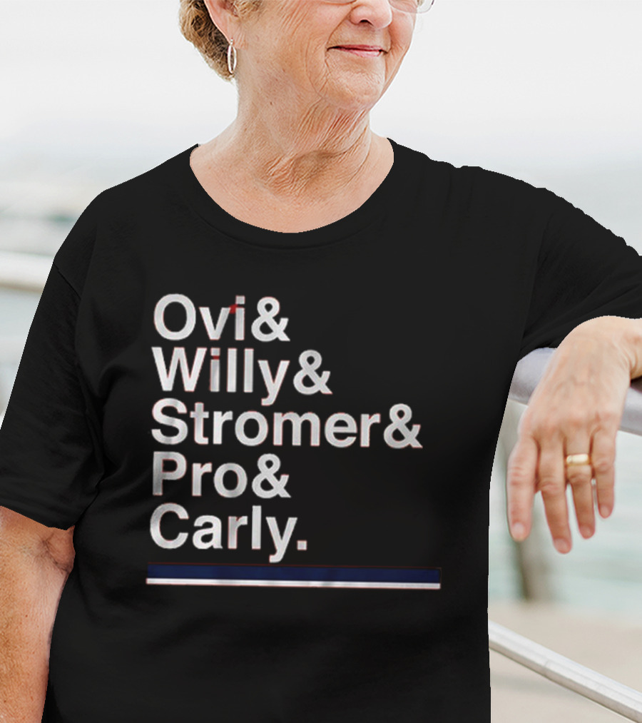 Ovi & Willy & Stromer & Pro & Carly Washington Hockey Ampersand T-Shirt