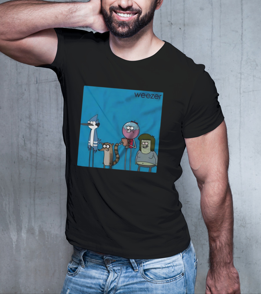 Weezer Mordecai And The Rigbys The Regular Show Vintage T-Shirt