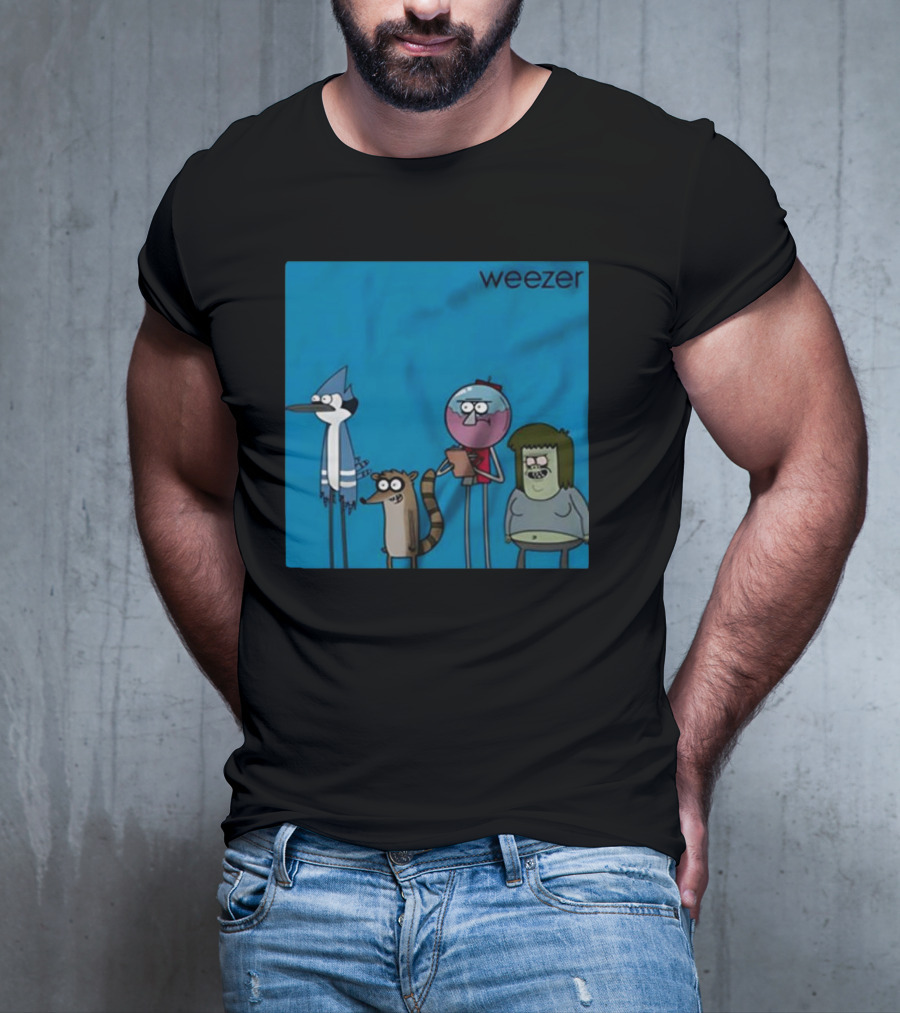 Weezer Mordecai And The Rigbys The Regular Show Vintage T-Shirt