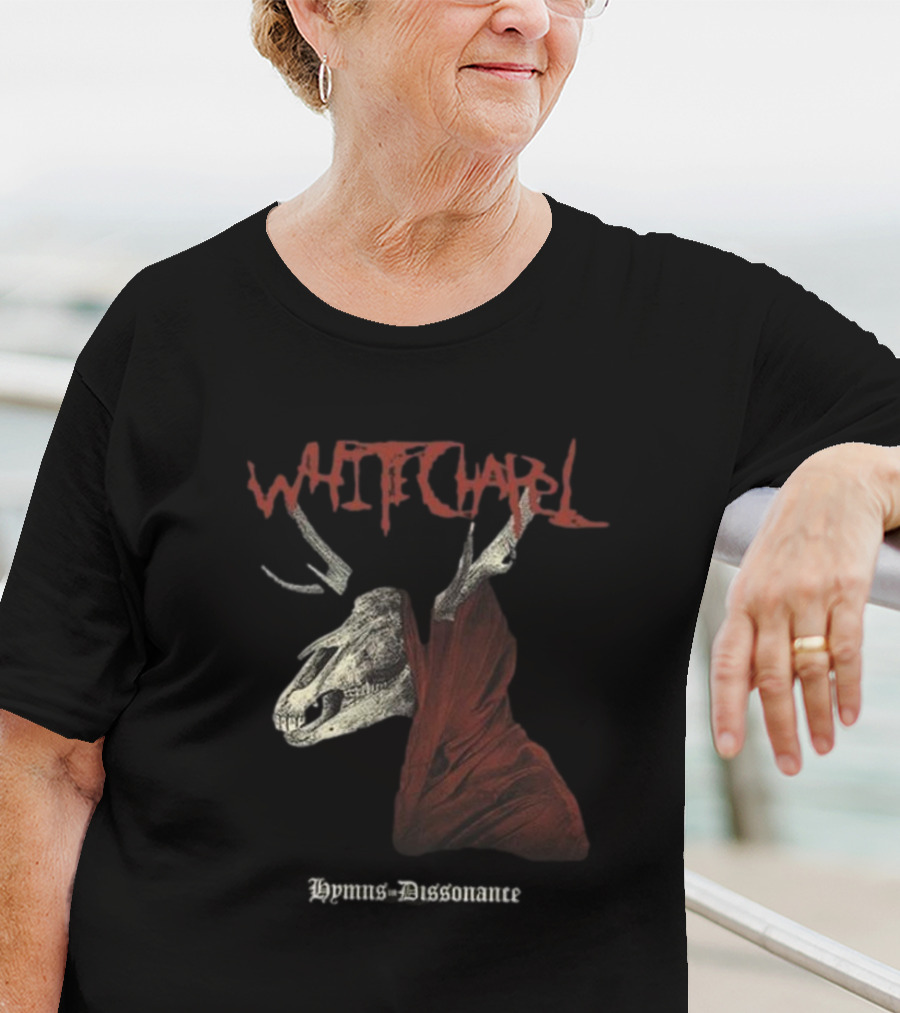 Whitechapel Hymns Dissonance Hooded Skull T-Shirt