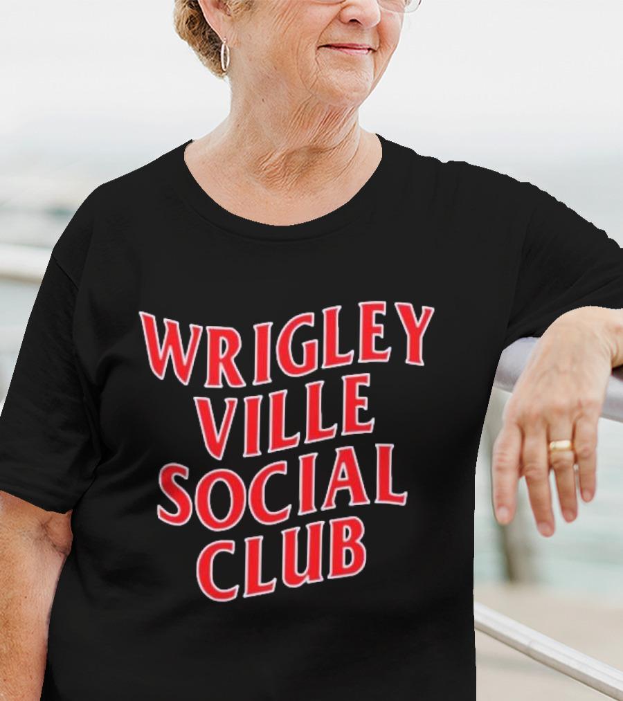 Wrigleyville Social Club Chicago Cubs Baseball T-Shirt