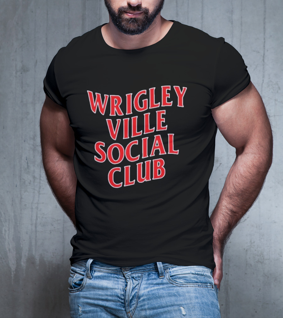 Wrigleyville Social Club Chicago Cubs Baseball T-Shirt