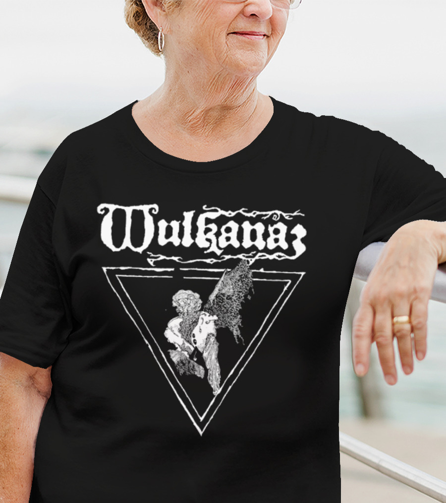 Wulkanaz Angel Triangle Graphic T-Shirt