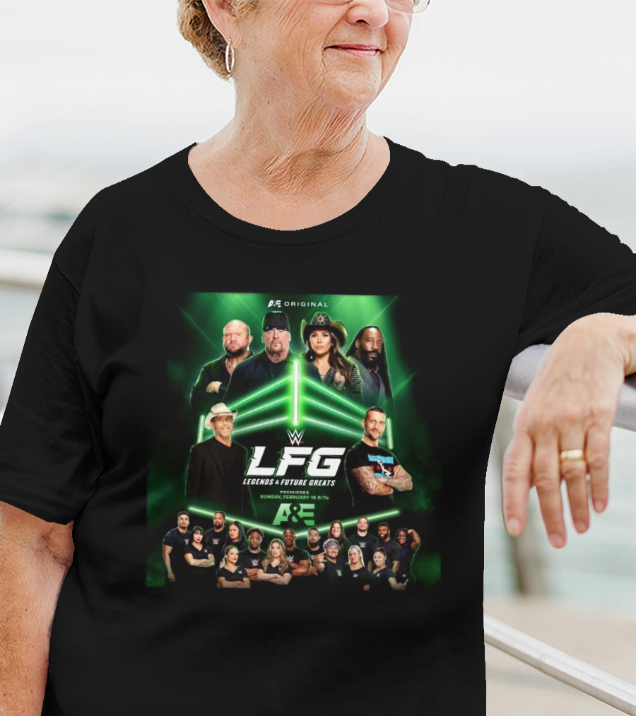 WWE Legends And Future Greats Premieres Sunday February 16 A&E Original T-Shirt