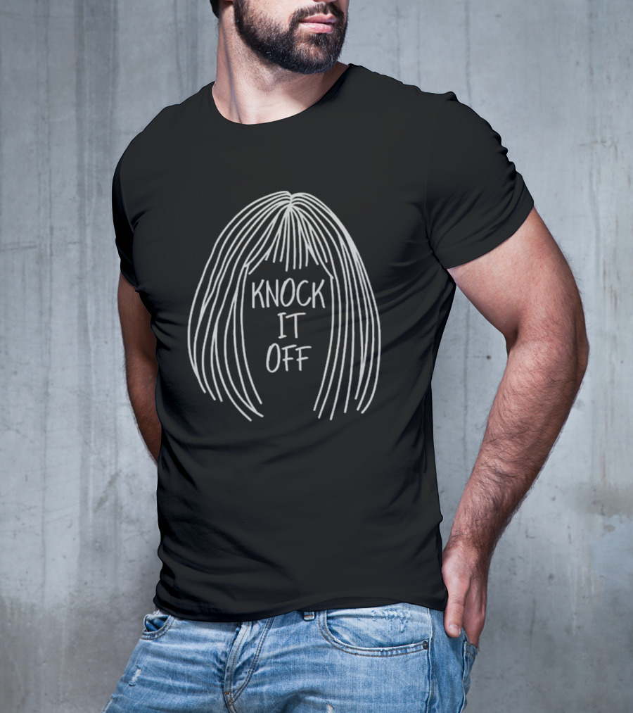 Zachariah Porter Knock It Off Hair Outline T-Shirt
