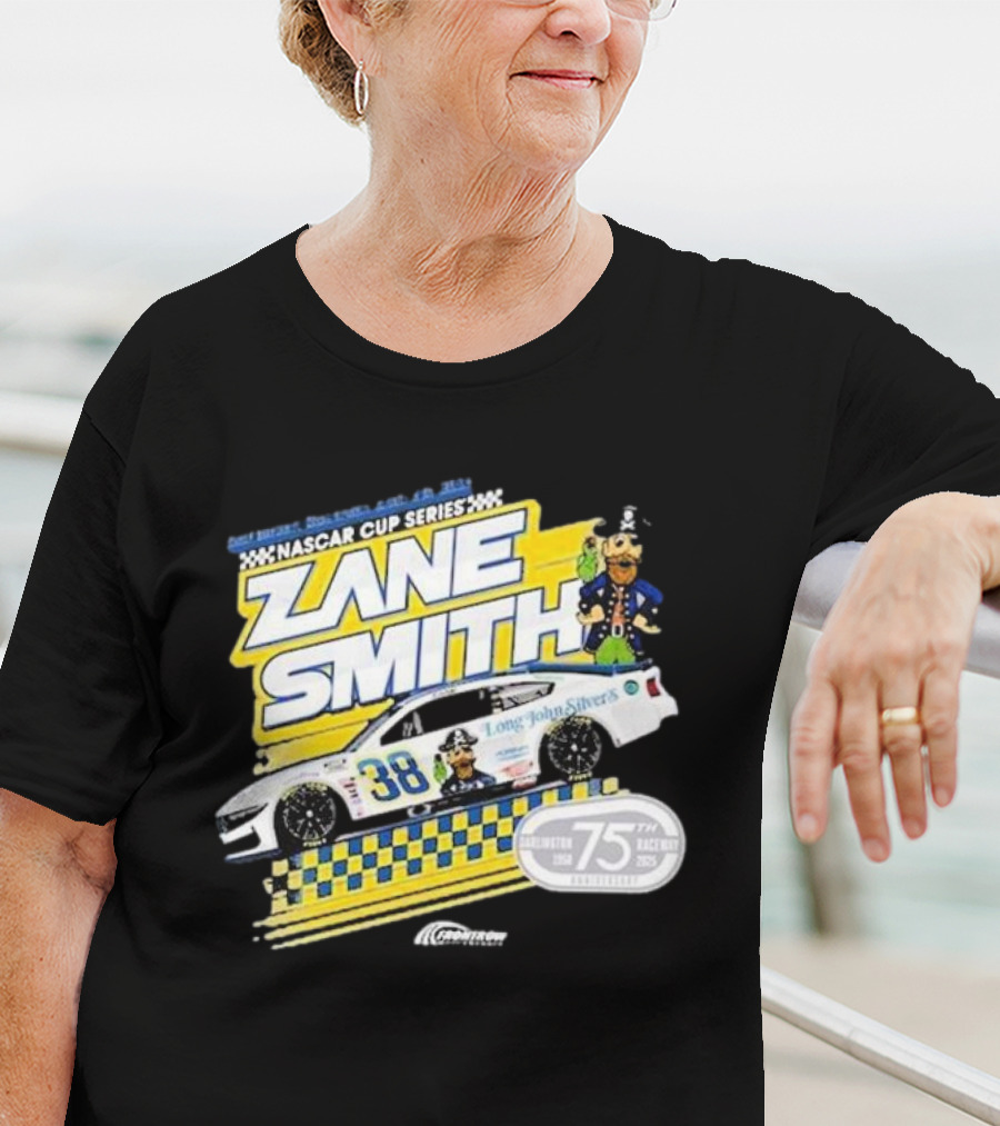 NASCAR Cup Series Zane Smith Long John Silver’s Car 75th Race 38 T-Shirt