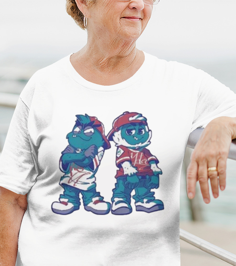 2 Kewl 4 School April Fools 2025 Hip Hop Cartoon Characters In Caps And Sneakers T-Shirt