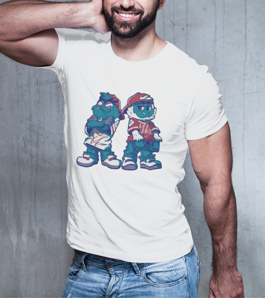 2 Kewl 4 School April Fools 2025 Hip Hop Cartoon Characters In Caps And Sneakers T-Shirt