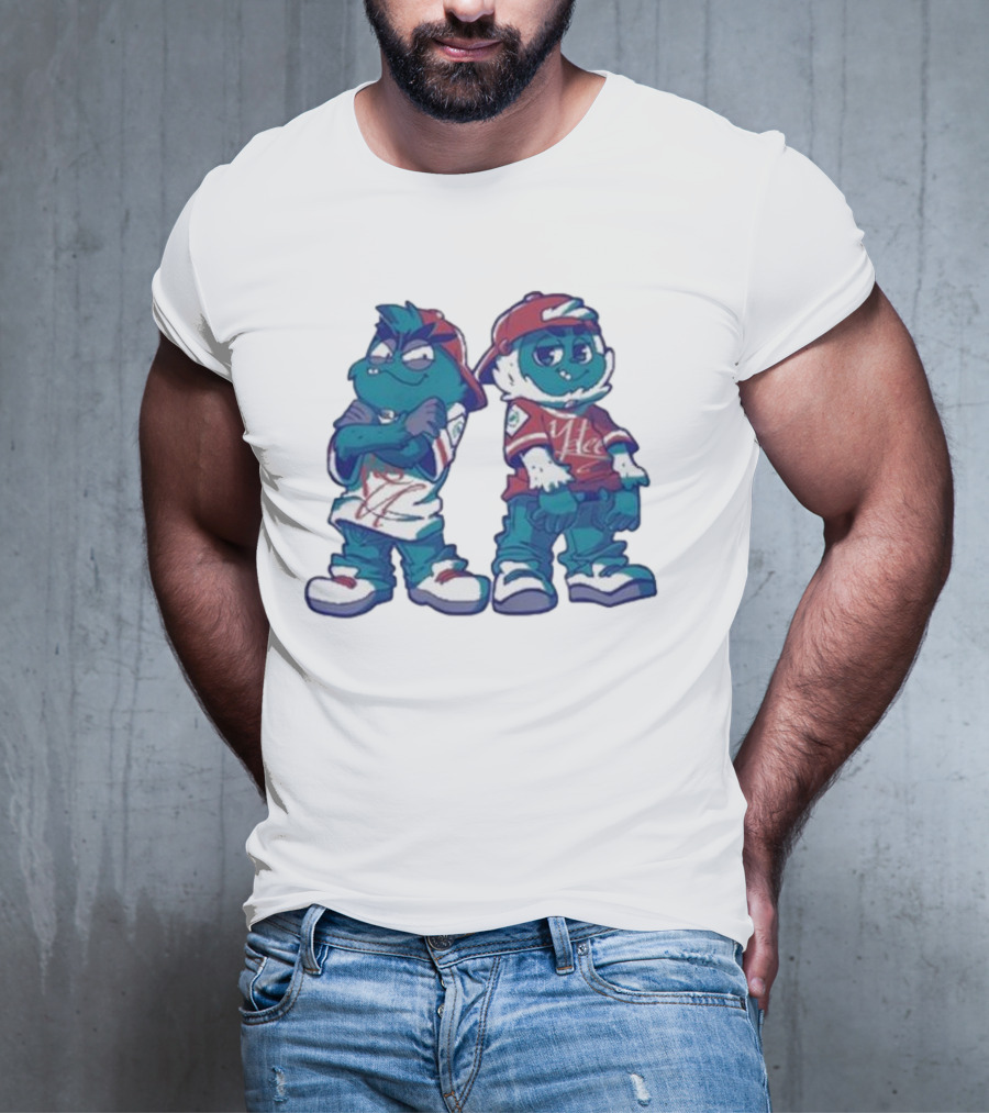 2 Kewl 4 School April Fools 2025 Hip Hop Cartoon Characters In Caps And Sneakers T-Shirt