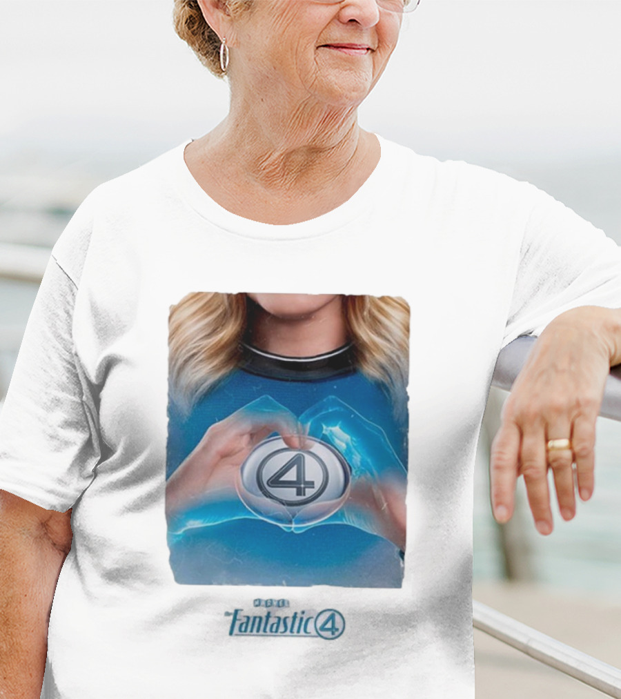 Invisible Woman Marvel Studios Fantastic 4 Emblem T-Shirt