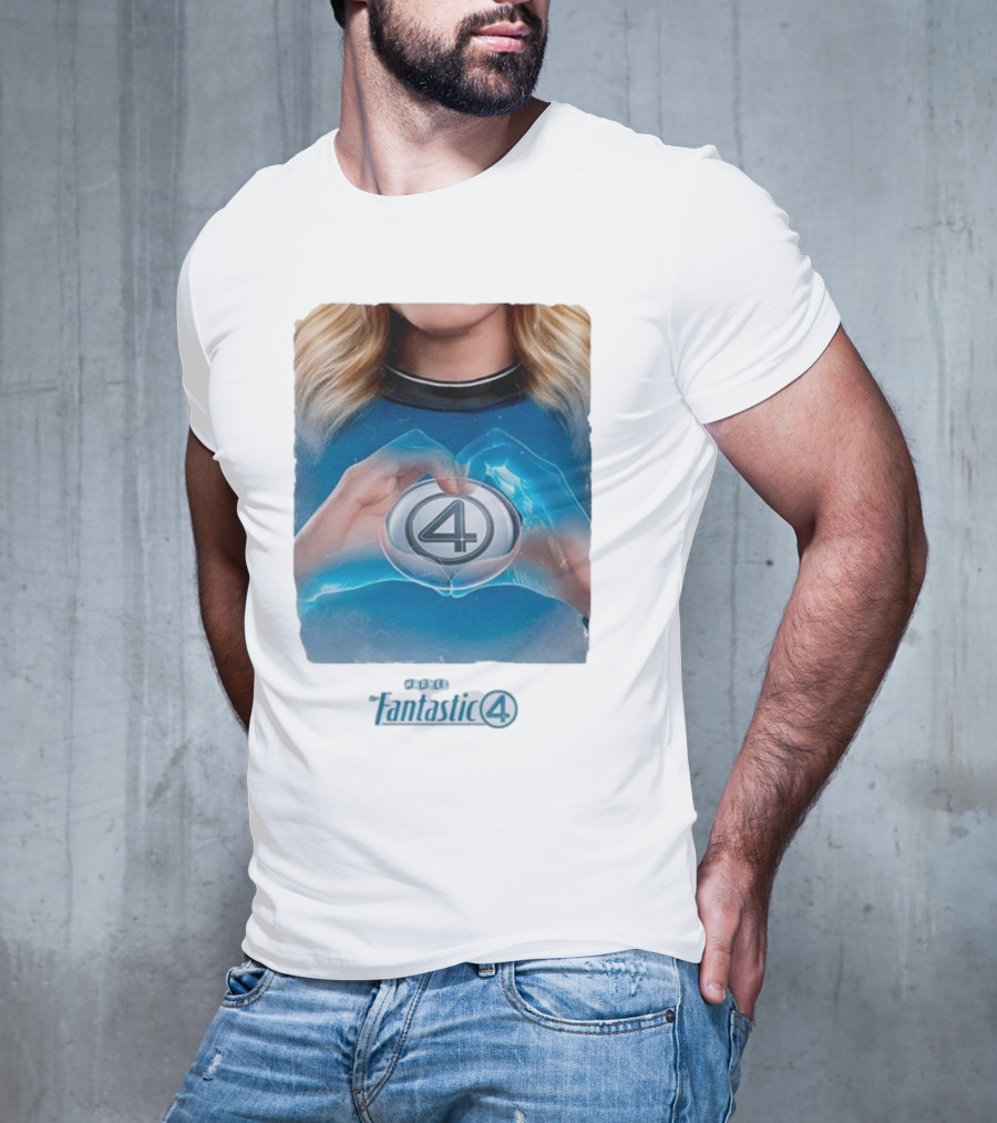 Invisible Woman Marvel Studios Fantastic 4 Emblem T-Shirt
