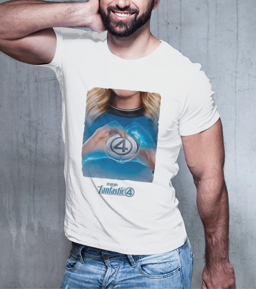 Invisible Woman Marvel Studios Fantastic 4 Emblem T-Shirt
