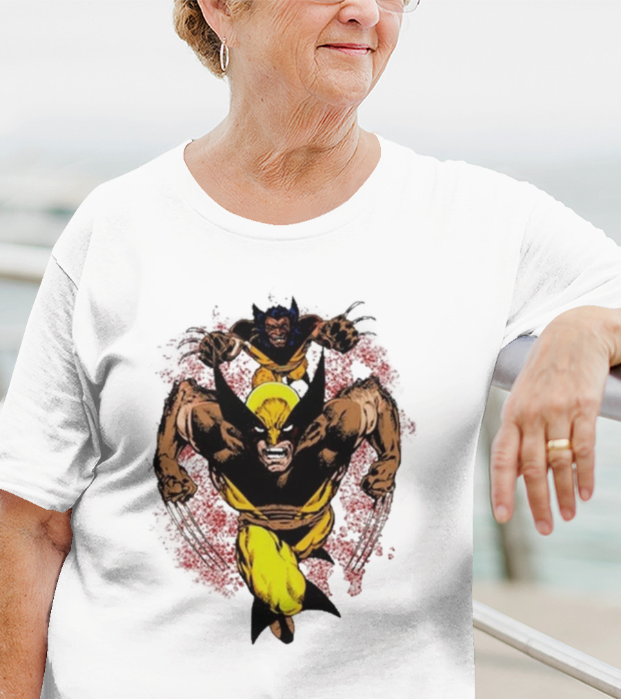 2025 Wolverine And Sabretooth Marvel Ashtro Logan T-Shirt