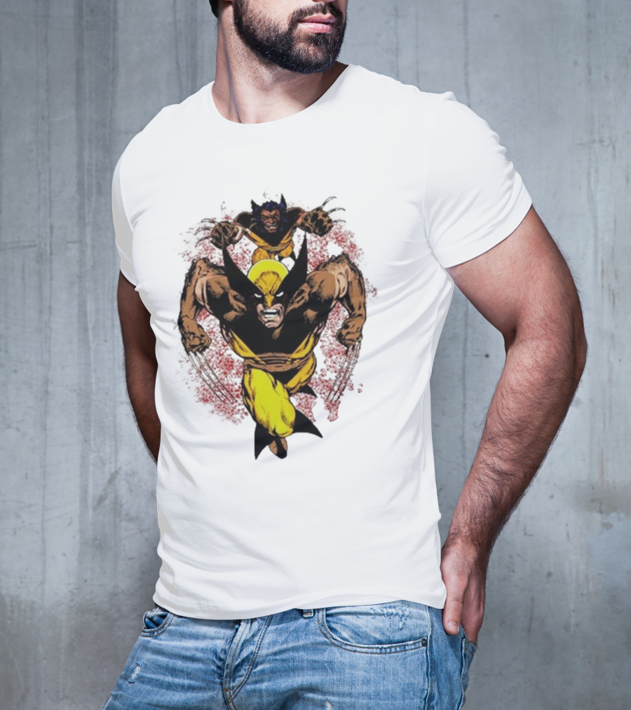 2025 Wolverine And Sabretooth Marvel Ashtro Logan T-Shirt