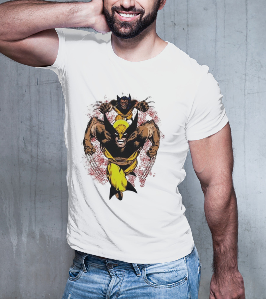 2025 Wolverine And Sabretooth Marvel Ashtro Logan T-Shirt