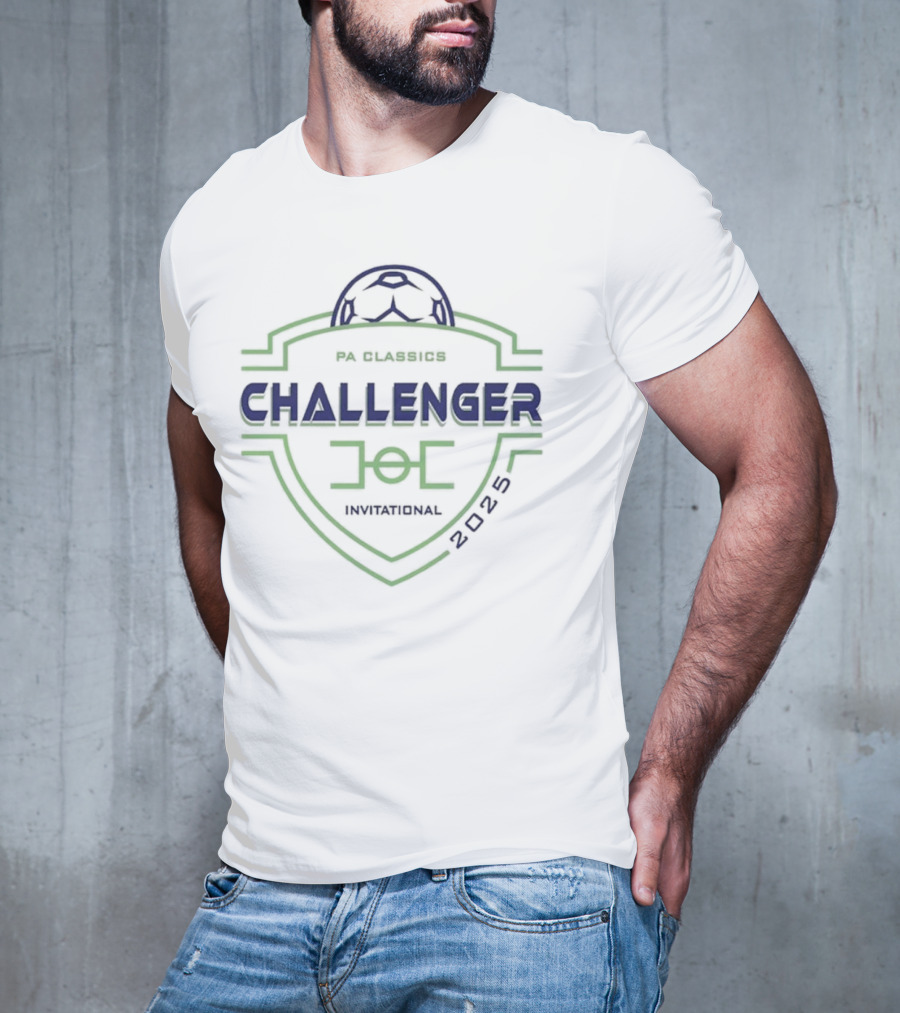 PA Classics Challenger Invitational 2025 Soccer Badge T-Shirt