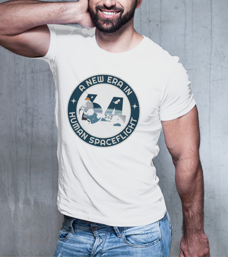 A New Era In Human Spaceflight 64 Astronaut Moon Exploration T-Shirt