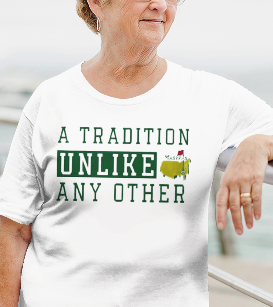 A Tradition Unlike Any Other Masters Golf Tournament Map Symbol T-Shirt