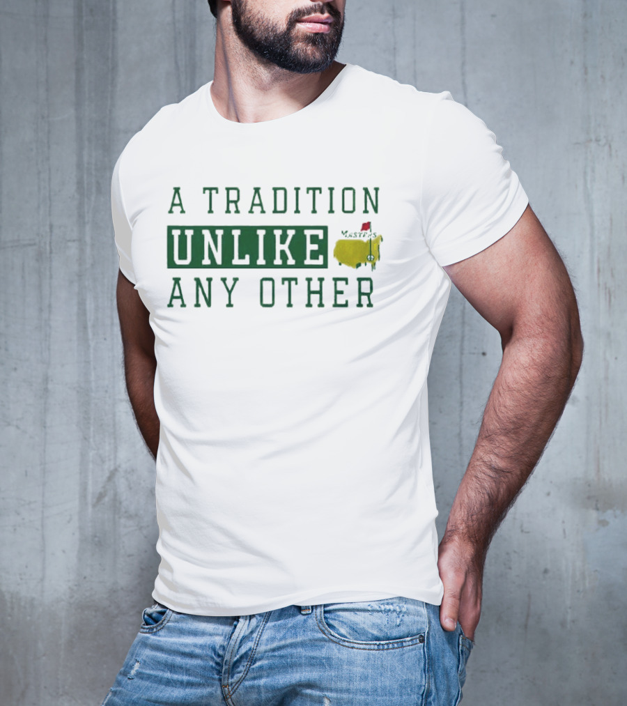 A Tradition Unlike Any Other Masters Golf Tournament Map Symbol T-Shirt