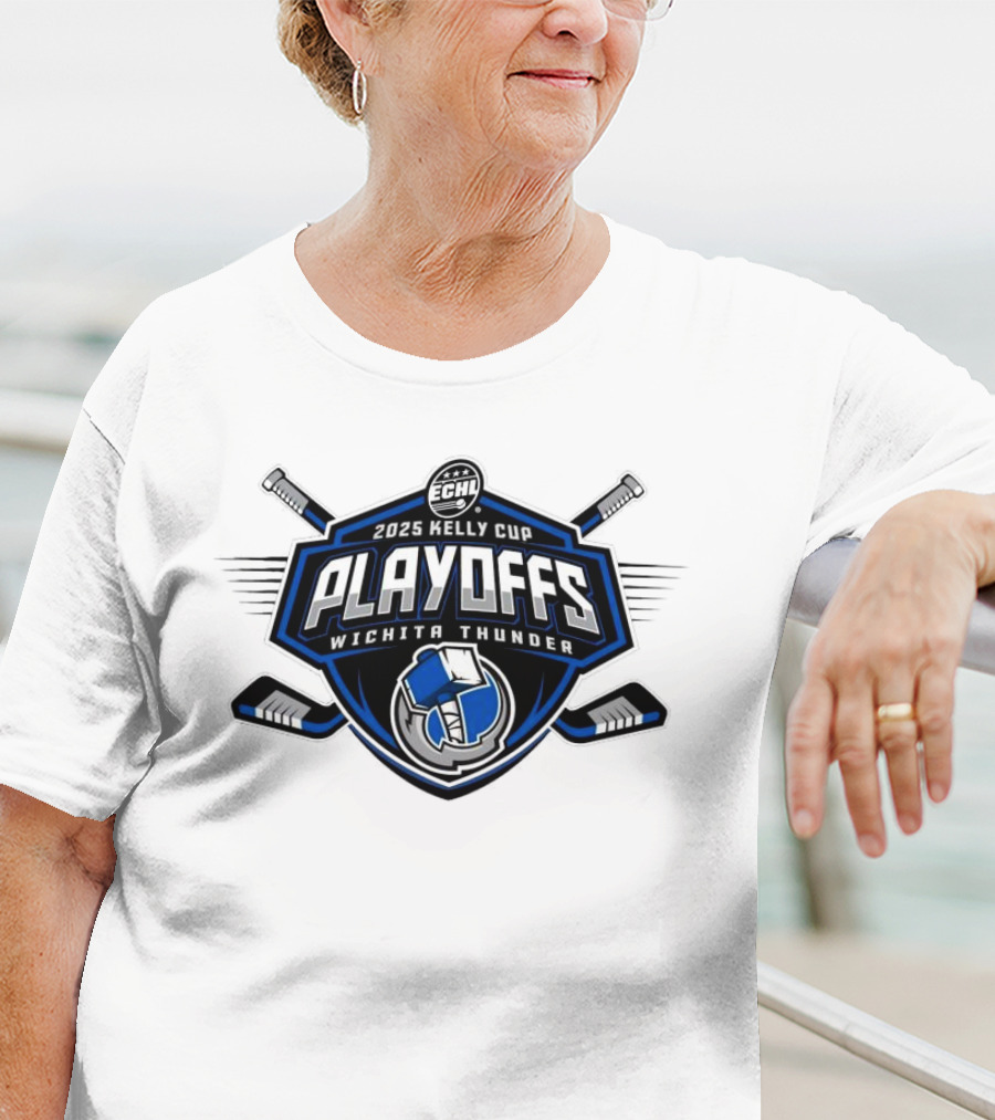 ECHL 2025 Kelly Cup Playoff Wichita Thunder T-Shirt