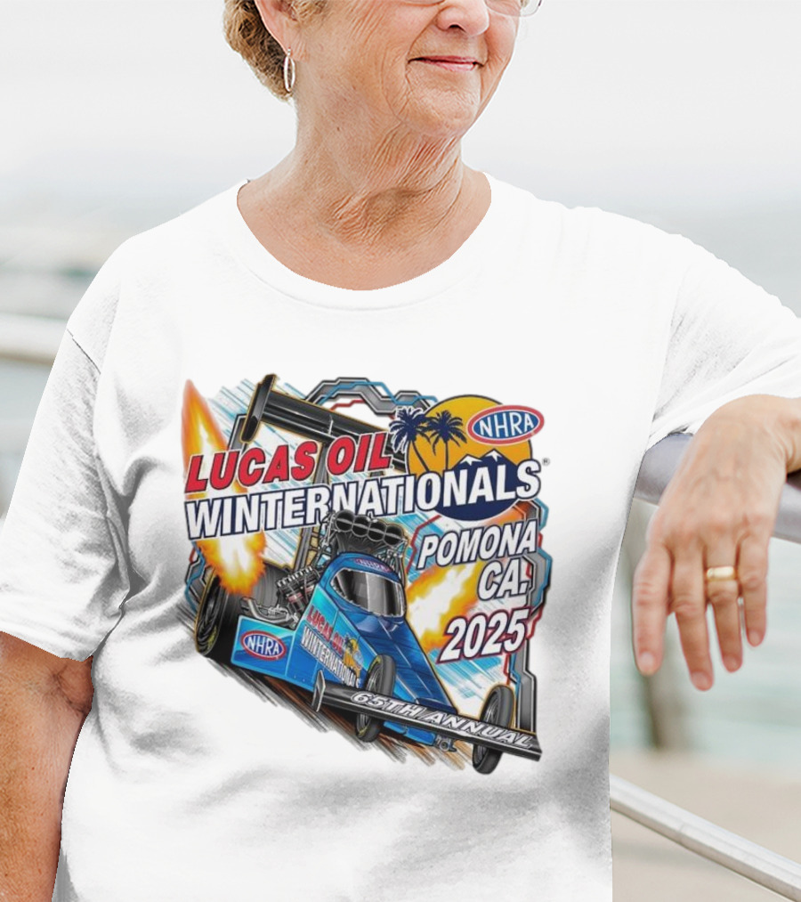 Lucas Oil NHRA Winternationals Pomona CA 2025 65th Annual T-Shirt