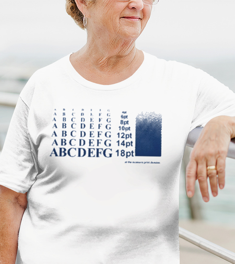 Abcdefg 6pt 8pt 10pt 12pt 14pt 18pt At The Moment PxFx Chameleon T-Shirt