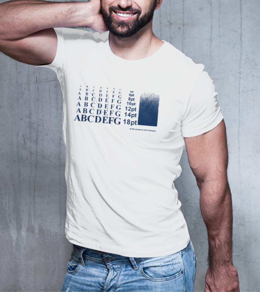 Abcdefg 6pt 8pt 10pt 12pt 14pt 18pt At The Moment PxFx Chameleon T-Shirt