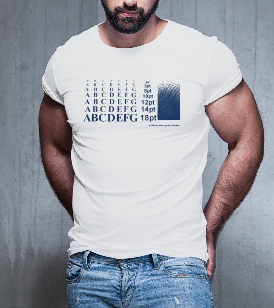 Abcdefg 6pt 8pt 10pt 12pt 14pt 18pt At The Moment PxFx Chameleon T-Shirt