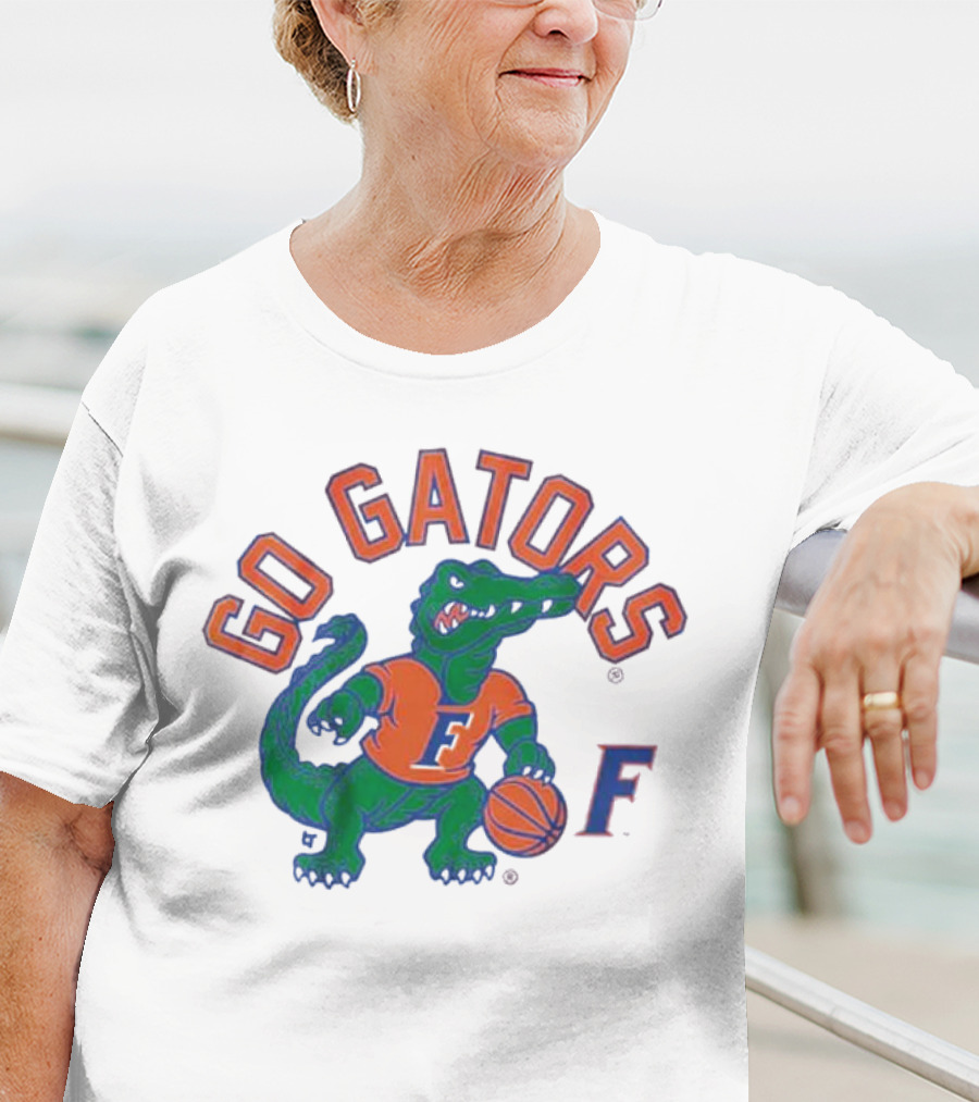 Go Gators Florida Mascot F Basketball T-Shirt