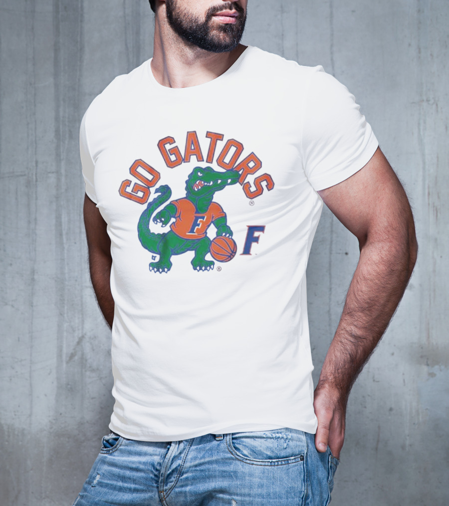 Go Gators Florida Mascot F Basketball T-Shirt