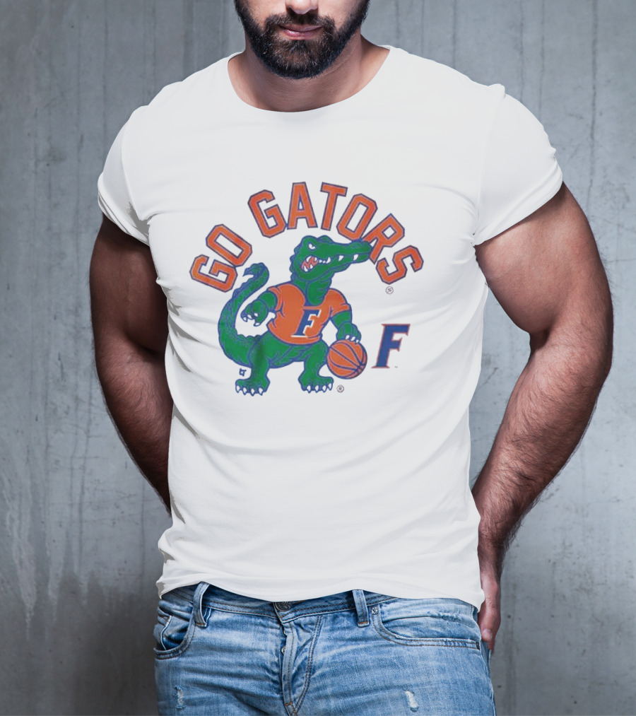 Go Gators Florida Mascot F Basketball T-Shirt