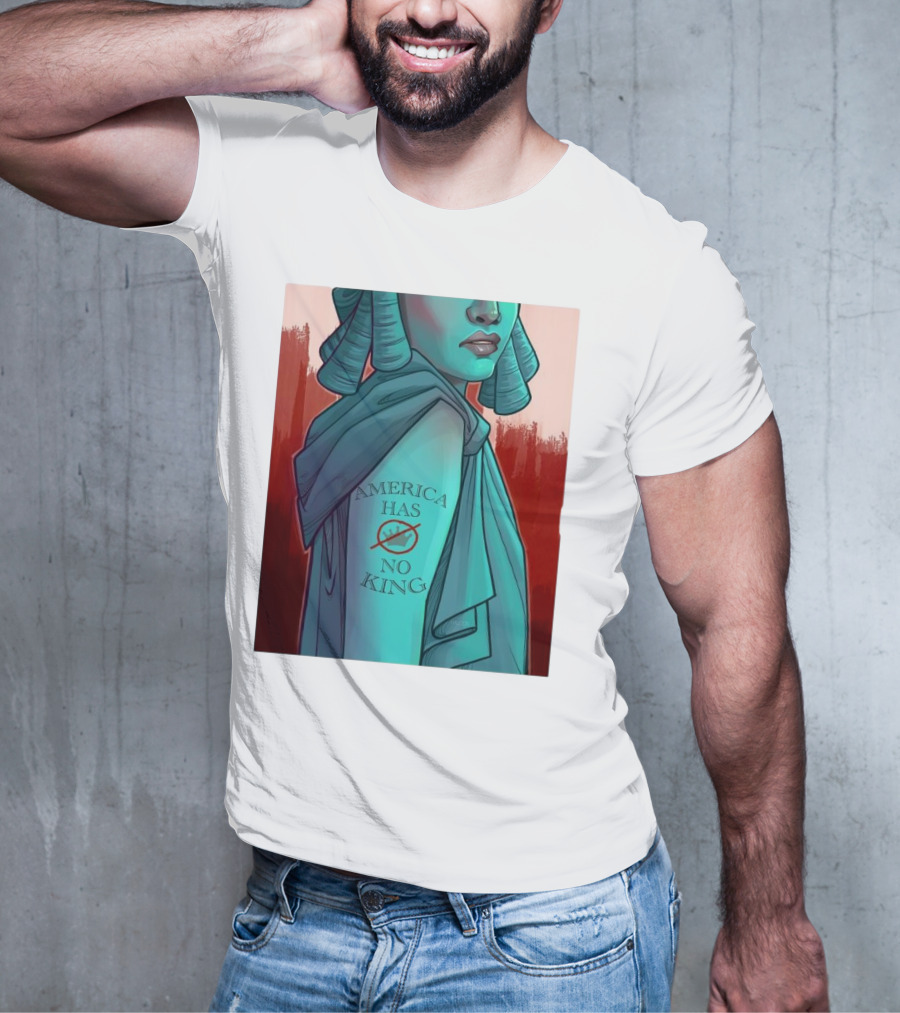 America Has No King Lady Liberty 2025 T-Shirt