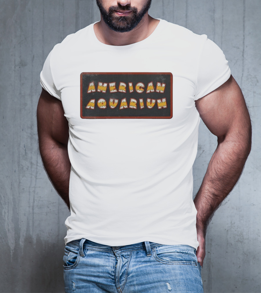 American Aquarium Vintage Aesthetic Letters T-Shirt